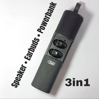 TNB TREBLE 3-IN-1 AIR BUDS,WIRELESS SPEAKER AND POWER BANK